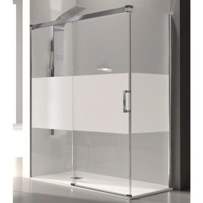 Kassandra - Panel de ducha con puerta corredera - 180cm - Moderno Minimalista Kassandra - Panel de ducha con puerta corredera - 180cm - Moderno Minimalista