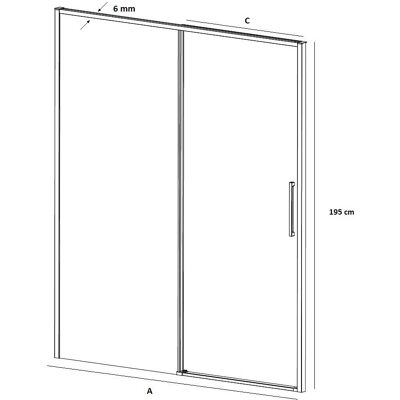 KASSANDRA Panel de Ducha Oro Cepillado - Fijo + Puerta Corredera KASSANDRA Panel de Ducha Oro Cepillado - Fijo + Puerta Corredera