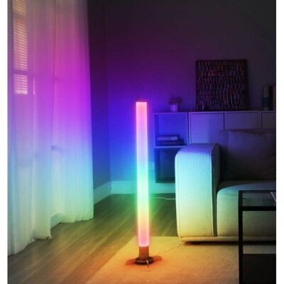 Lampe sur Pied WiFi RGBW SILAMP - 90cm, 22W - Publicité Lampe sur Pied WiFi RGBW SILAMP - 90cm, 22W - Publicité