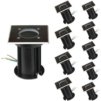 Spot LED Extérieur Encastrable IP65 - Pack de 10 - Publicité Spot LED Extérieur Encastrable IP65 - Pack de 10 - Publicité