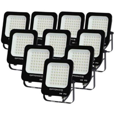 Projecteur LED extérieur Silamp SMD 30W - IP65 - Noir - Publicité Projecteur LED extérieur Silamp SMD 30W - IP65 - Noir - Publicité