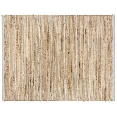 Tapis en jute beige Silumen - 60x90 cm - Rectangulaire - Publicité Tapis en jute beige Silumen - 60x90 cm - Rectangulaire - Publicité
