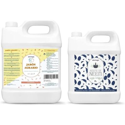 Pack de Protección Natural para Plantas Plantawa - Jabón Potásico y Aceite de Neem - Eco-Friendly, Alta Concentración Pack de Protección Natural para Plantas Plantawa - Jabón Potásico y Aceite de Neem - Eco-Friendly, Alta Concentración