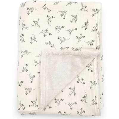 Babyshower - Couverture polaire Olive Bloom - Olive - Bloom - Blanket - Publicité Babyshower - Couverture polaire Olive Bloom - Olive - Bloom - Blanket - Publicité