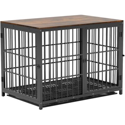 Bingopaw - Furniture Style Wooden Dog Crate - Black Bingopaw - Furniture Style Wooden Dog Crate - Black