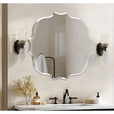 LUVODI - Beveled Frameless Oval - 80x80 cm - Mirror LUVODI - Beveled Frameless Oval - 80x80 cm - Mirror