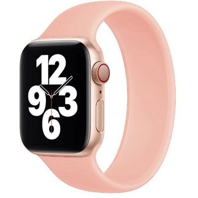 Bracelet Apple Watch Series 7 45mm Silicone Rose - Montre - Publicité Bracelet Apple Watch Series 7 45mm Silicone Rose - Montre - Publicité