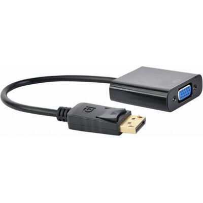 Adaptor VGA DisplayPort Gembird A-DPM-VGAF-02 - Cablu video - Negru Adaptor VGA DisplayPort Gembird A-DPM-VGAF-02 - Cablu video - Negru