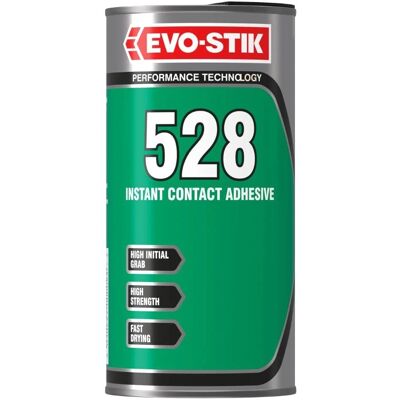 Evo-Stik - 528 - 500ml - Contact - adhésif - Publicité Evo-Stik - 528 - 500ml - Contact - adhésif - Publicité