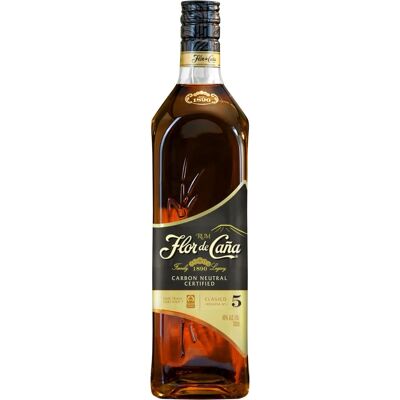 Ron Flor de Caña Añejo 5 años - Bebida alcohólica Ron Flor de Caña Añejo 5 años - Bebida alcohólica
