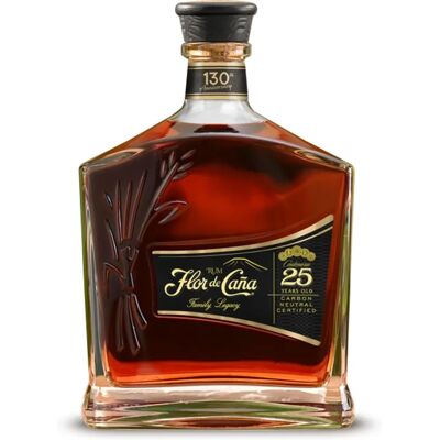 Flor de Caña Centenario 25 Jahre alt 0,7l (40%) Flor de Caña Centenario 25 Jahre alt 0,7l (40%)
