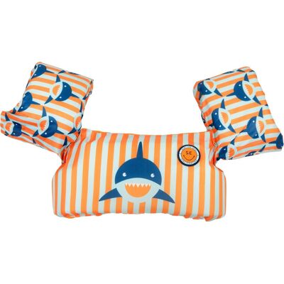 Swim Essentials Baby Schwimmring & Weste - Blau/Orange/Weiß - Baby Schwimmhilfe Swim Essentials Baby Schwimmring & Weste - Blau/Orange/Weiß - Baby Schwimmhilfe