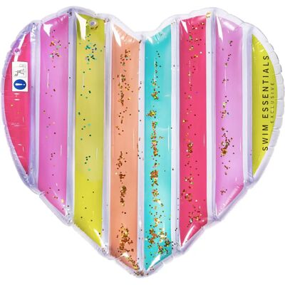 Swim Essentials Regenbogen Herz Luftmatratze - Pool Zubehör Swim Essentials Regenbogen Herz Luftmatratze - Pool Zubehör