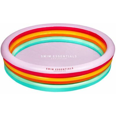 Swim Essentials Kinderpool - Regenbogen Pink - 150cm - Kinder- und Babyschwimmbecken Swim Essentials Kinderpool - Regenbogen Pink - 150cm - Kinder- und Babyschwimmbecken