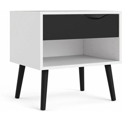Møbel24 Napoli Nachttisch - 1 Schublade und 1 Ablage - Modernes Design aus Dänemark Møbel24 Napoli Nachttisch - 1 Schublade und 1 Ablage - Modernes Design aus Dänemark