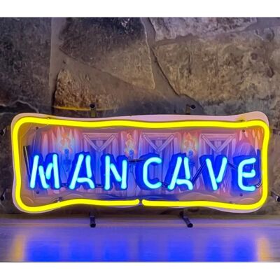 Fiftiesstore - Mancave Neon - Blauw Geel - Neon lighting Fiftiesstore - Mancave Neon - Blauw Geel - Neon lighting