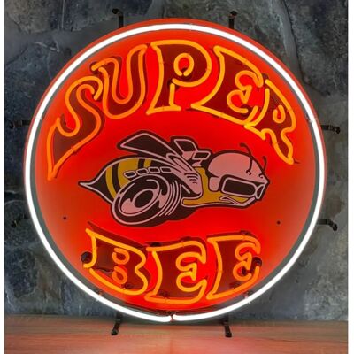 Fiftiesstore - Super Bee Neon - Achterplaat Fiftiesstore - Super Bee Neon - Achterplaat