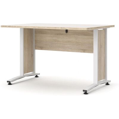 Ebuy24 Prisme Skrivebord B Hvit Modern - Skrivebord Ebuy24 Prisme Skrivebord B Hvit Modern - Skrivebord