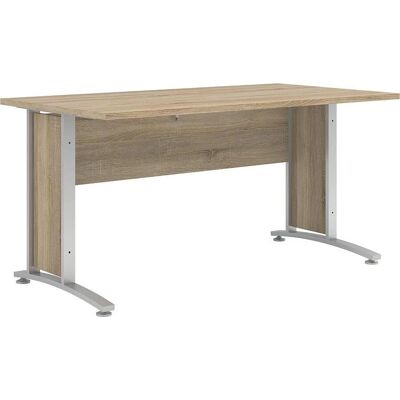Ebuy24 Prisme D Skrivebord - Eik Dekor, Sølvgrå, 150x80x74cm Ebuy24 Prisme D Skrivebord - Eik Dekor, Sølvgrå, 150x80x74cm