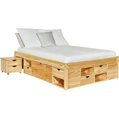 Ebuy24 Cluse Naturlig Seng - 160x200 cm Ebuy24 Cluse Naturlig Seng - 160x200 cm