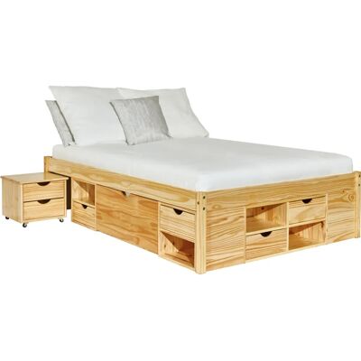 ebuy24 Naturlig Tre Seng 180x200 cm - Seng ebuy24 Naturlig Tre Seng 180x200 cm - Seng