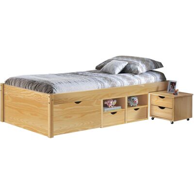 Ebuy24 Cluse Seng - Naturlig, 90x200 cm - Seng Ebuy24 Cluse Seng - Naturlig, 90x200 cm - Seng
