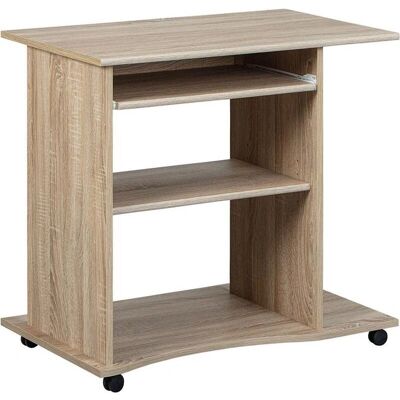 Ebuy24 Dusa Desk - Oppbevaringsplass & Tastaturskuff - Moderne Design Ebuy24 Dusa Desk - Oppbevaringsplass & Tastaturskuff - Moderne Design