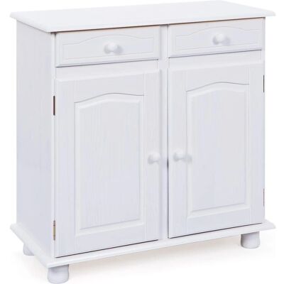 Ebuy24 Lovo Hvit Sideboard - Oppbevaringsmøbel Ebuy24 Lovo Hvit Sideboard - Oppbevaringsmøbel