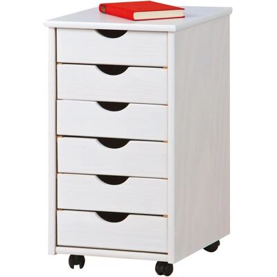 Ebuy24 Simra Kommode - Weiß, 6 Schubladen - Produkttyp Ebuy24 Simra Kommode - Weiß, 6 Schubladen - Produkttyp