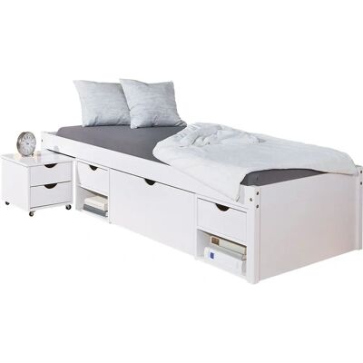 Ebuy24 Hvit 90x200 cm Seng - Seng Ebuy24 Hvit 90x200 cm Seng - Seng