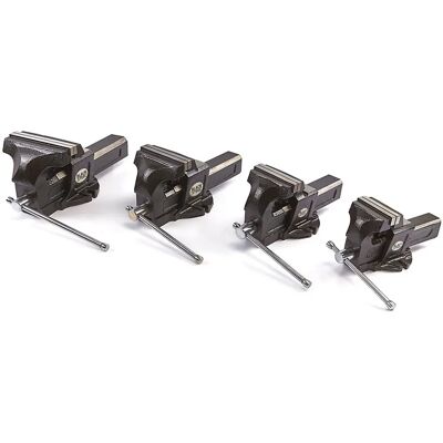 Black Steel - 200 mm - Morsetto per tubi - Acciaio professionale - Morsa da banco Black Steel - 200 mm - Morsetto per tubi - Acciaio professionale - Morsa da banco