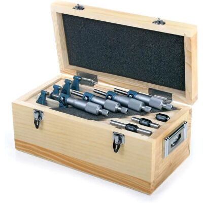 HBM 6-teiliger Analog-Mikrometer-Satz - Messschrauben HBM 6-teiliger Analog-Mikrometer-Satz - Messschrauben