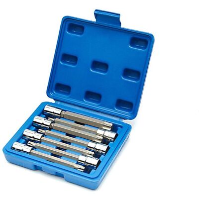 HBM Lange TORX dopset T25 T60 - 7 stuks HBM Lange TORX dopset T25 T60 - 7 stuks
