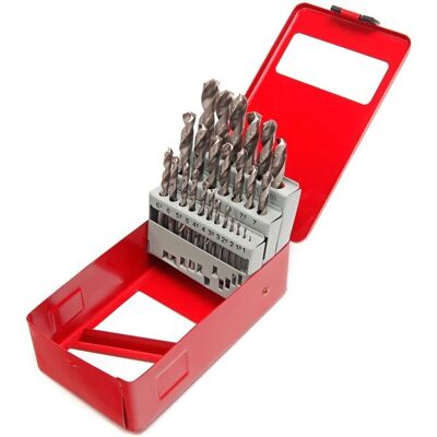 HBM Modell 2 - Bohrerset 1-13mm HSS für Metall, Kunststoff, Holz HBM Modell 2 - Bohrerset 1-13mm HSS für Metall, Kunststoff, Holz