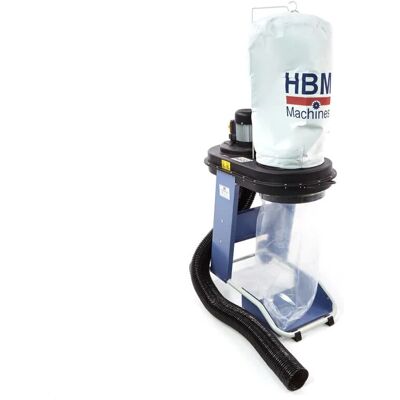 HBM 550-Watt-Staubabsaugung mit Schlauch und Adaptern - Dust Extraction System HBM 550-Watt-Staubabsaugung mit Schlauch und Adaptern - Dust Extraction System