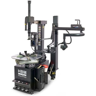 Máquina profesional de desmontaje de neumáticos HBM con brazo auxiliar Máquina profesional de desmontaje de neumáticos HBM con brazo auxiliar