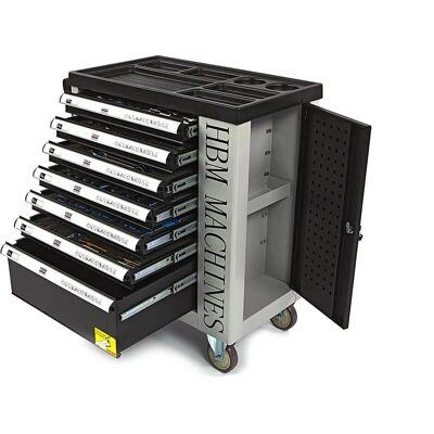 HBM 245 Werkzeugwagen mit Carbon-Innenfächern - Werkzeugwagen HBM 245 Werkzeugwagen mit Carbon-Innenfächern - Werkzeugwagen