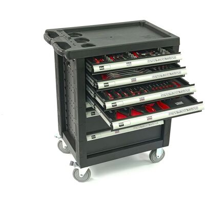 Carrello attrezzi premium HBM da 154 pezzi - Carrello strumenti Carrello attrezzi premium HBM da 154 pezzi - Carrello strumenti