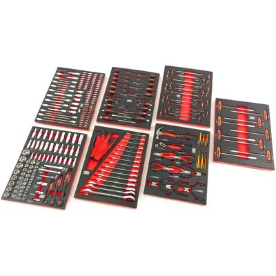 HBM Modell 262 Werkzeugsatz - Professionell, Rot, Organisiert - Werkzeugtyp HBM Modell 262 Werkzeugsatz - Professionell, Rot, Organisiert - Werkzeugtyp