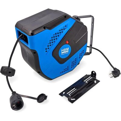 Bobina de cable automática profesional de 20 metros HBM Bobina de cable automática profesional de 20 metros HBM