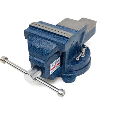 HBM Profi 100 mm Schraubstock - Drehbare Basis für Vielseitigkeit HBM Profi 100 mm Schraubstock - Drehbare Basis für Vielseitigkeit