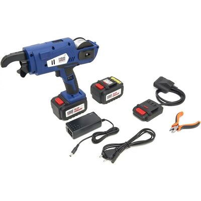 HBM Profi Bewehrungsstahl-Vlechtmaschine - 10.8V / 12.8V, 4000mAh, 2 Akkus HBM Profi Bewehrungsstahl-Vlechtmaschine - 10.8V / 12.8V, 4000mAh, 2 Akkus