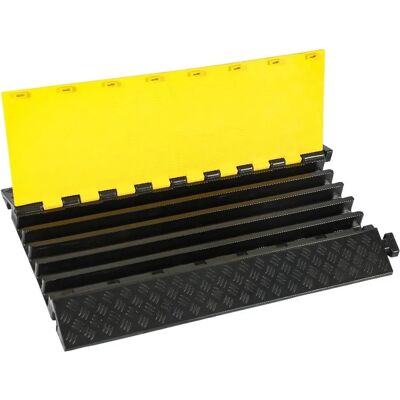 HBM 80 cm Kabelbrücke/Kabelrinne mit Deckel & 5 Kanälen - Kabelmanagement HBM 80 cm Kabelbrücke/Kabelrinne mit Deckel & 5 Kanälen - Kabelmanagement