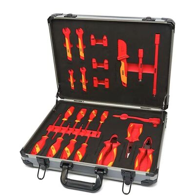 HBM Modello 25 Set di Attrezzi VDE - Isolato, Resistente HBM Modello 25 Set di Attrezzi VDE - Isolato, Resistente