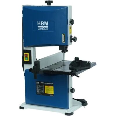 HBM 8 Zoll Holz-Bandsäge - Leistungsstark 550W/300W, Verstellbare Höhe, Präzise Schnitte HBM 8 Zoll Holz-Bandsäge - Leistungsstark 550W/300W, Verstellbare Höhe, Präzise Schnitte