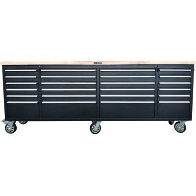 HBM Werkzeugwagen - 258cm, Schwarz - Werkstatteinrichtung HBM Werkzeugwagen - 258cm, Schwarz - Werkstatteinrichtung