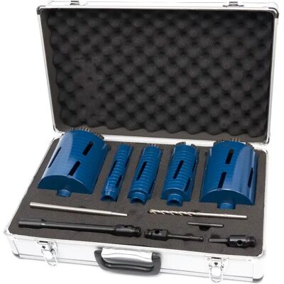 Set di trapani diamantati HBM 38-127mm - Per muratura Set di trapani diamantati HBM 38-127mm - Per muratura