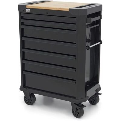 HBM BM Chariot à outils - 7 tiroirs, 71 cm, noir - Publicité HBM BM Chariot à outils - 7 tiroirs, 71 cm, noir - Publicité
