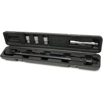 HBM 5-delig momentsleutelset, 1/2 inch, 28-210 Nm HBM 5-delig momentsleutelset, 1/2 inch, 28-210 Nm