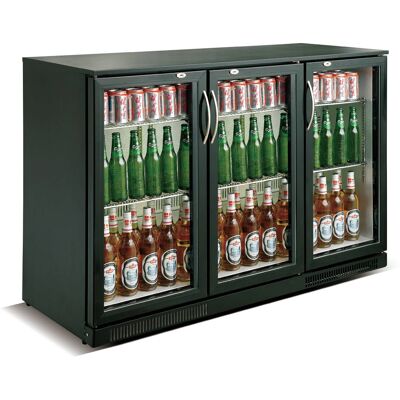 Combisteel Backbar - Barkøleskab - 3 låger - SORT Combisteel Backbar - Barkøleskab - 3 låger - SORT